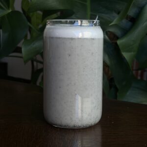 Poudre de Sésame noir pour boissons latte